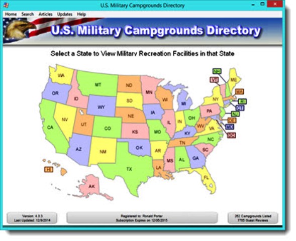 U.S. Military Campgrounds Directory